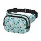 thumbnail image 2 of Fotbe Sea Animal Cangurera Cuadrada con Estampado de Doble Capa, Bolsa de Cintura Ajustable Mini para Hombres y Mujeres, 2 of 9