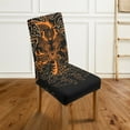 thumbnail image 3 of Xoenoiee Japanese Dragon Print Waterproof Chair Covers for Dining Room, Dining Chair Cover Removable Parson Chair Slipcover Chair Protectors Covers for Kitchen, 1 Set, 3 of 7