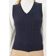 thumbnail image 5 of Womens Casual V-Neck Sweater Vest – Solid Sleeveless Pullover Sweater Top Lt9978ws, 5 of 38