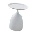 thumbnail image 4 of jifeng Table d'Appoint Ronde Mignonne Table Basse pour Intérieur Extérieur Petit Espace Bureau Hauteur 43 cm, 4 of 9