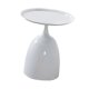 thumbnail image 4 of Mesa auxiliar pequeña, escritorio de esquina, mueble nórdico liso, mesa de centro decorativa, mesita de noche para balcón, interior y exterior, patio Altura 43cm, 4 of 8