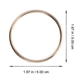 thumbnail image 4 of GARVALON 40Pcs Alloy Rings Golden Impact Resistance Buckles for DIY Projects, 4 of 4