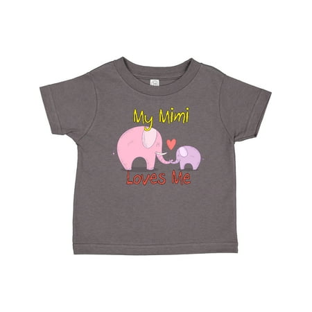 

Inktastic My Mimi Loves Me Gift Toddler Boy or Toddler Girl T-Shirt