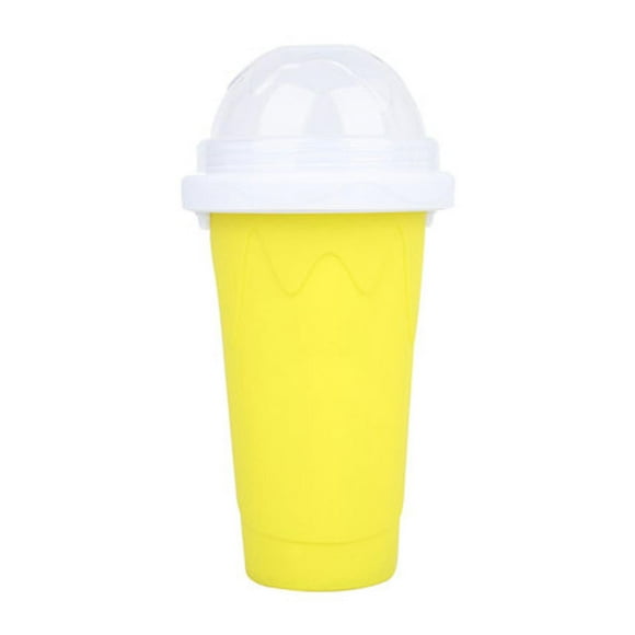 Smoothies Cup Eco-friendly Double Layer Silicone Slushy Ice Cream Maker For Home