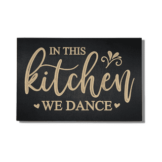 JennyGems Funny Kitchen Signs, This Kitchen is for Dancing
