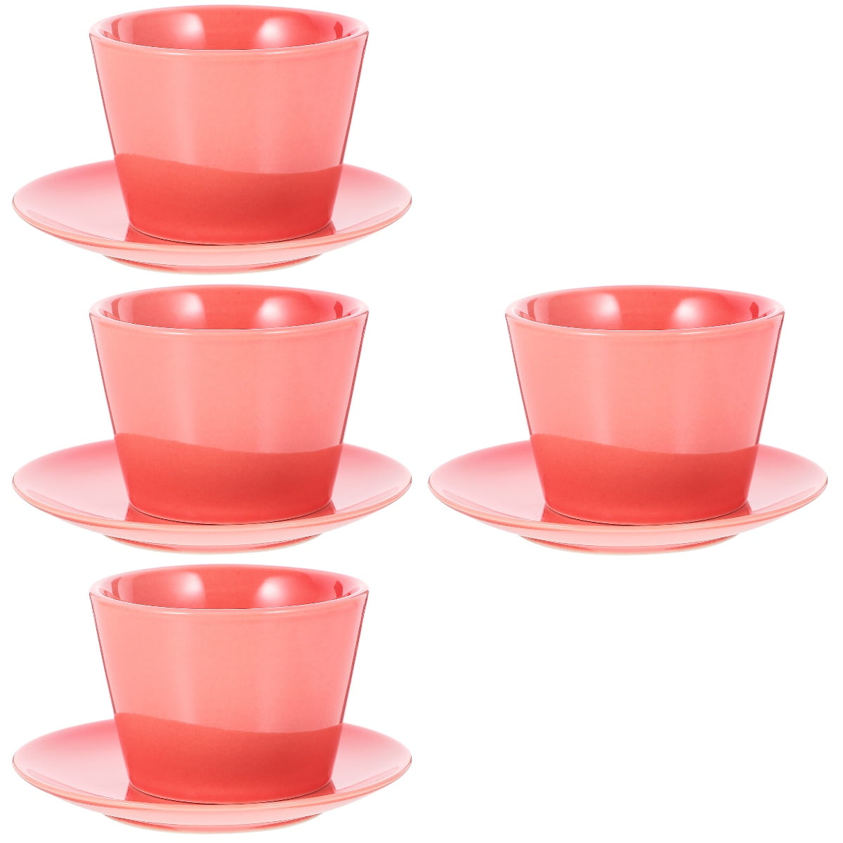 OULII  Ceramic Mug Pink - Elegant and Portable for Home Or Office
