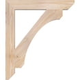 thumbnail image 3 of Ekena Millwork 3 1/2"W x 26"D x 30"H Legacy Slat Smooth Bracket, Douglas Fir, 3 of 4
