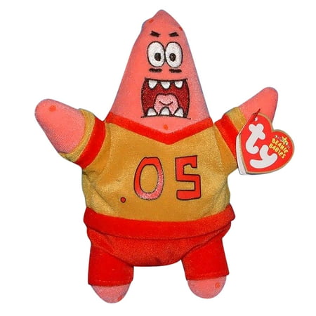 Ty Beanie Baby: Football Star Patrick the Starfish | SpongeBob| Stuffed Animal price history on PriceWatchPro