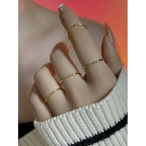Minimalist sterling silver ring