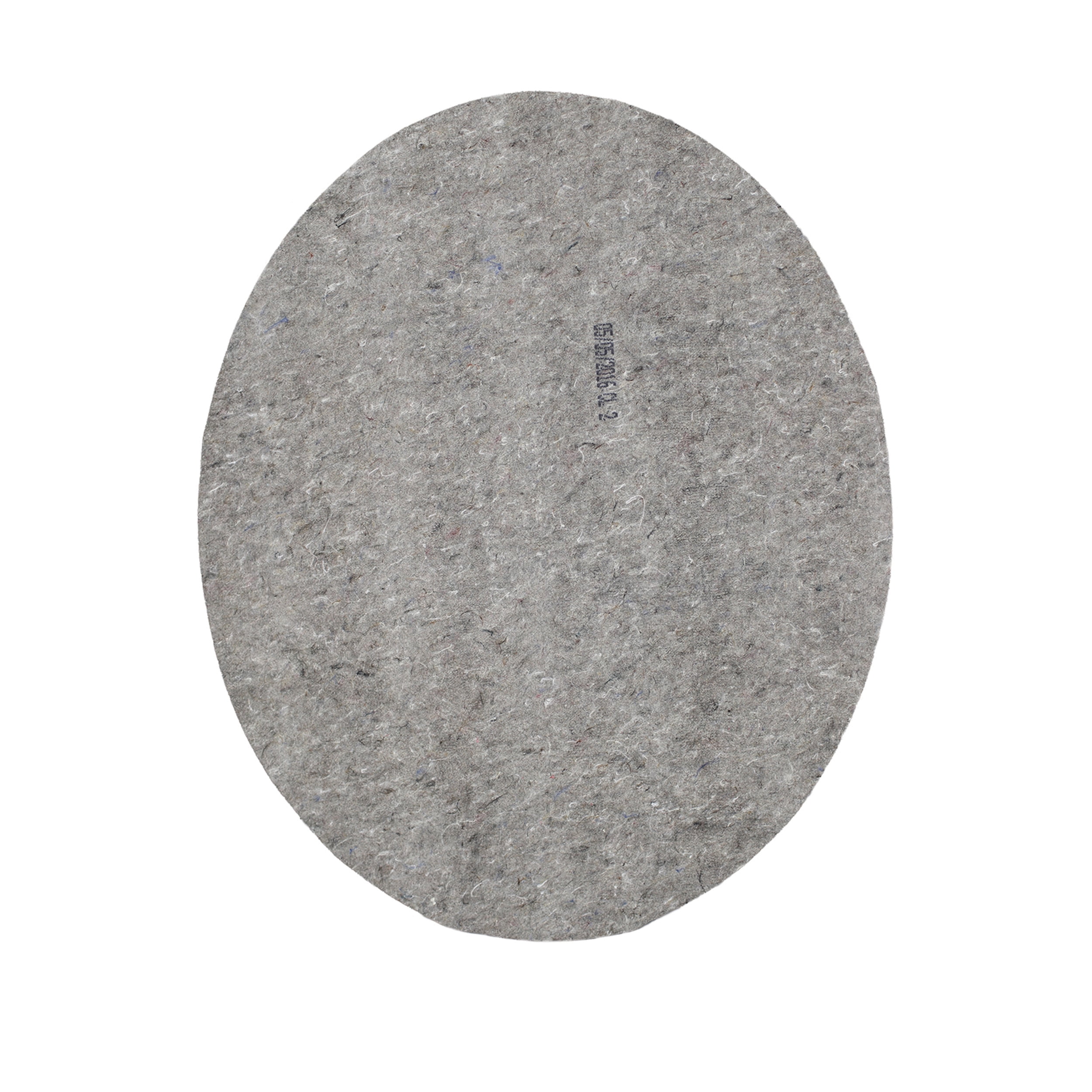 Mohawk Oval Synthetic Rug Pad, Gray