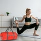 thumbnail image 4 of Bolsa de lona plegable | Bolsa de gimnasio portátil para hombre y mujer | Bolsa ligera de viaje y deportiva con bolsillo interior | 50 x 24 cm | 1 bolsa, 4 of 6