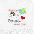 thumbnail image 4 of Inktastic Someone in Kentucky Loves Me Girls Toddler Dress, 4 of 5