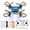 Blue*1PC, variant on Mini Drone Beginner-Friendly Stunt Flyer, All-Ages Mini Drone for adults & kids 8-12, Micro Hobby RC Quadcopters & Multirotors with One-Touch Takeoff, Easy Stunt Flights & 360° Tricks (Blue*1PC)