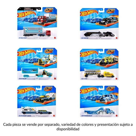 Vehículo de Juguete Hot Wheels Diecast Camión Sorpresa para Pista Varios Modelos 1 Pieza