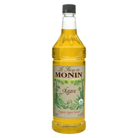 Monin, Organic Nectar Agave, 1 L. (4 Count)