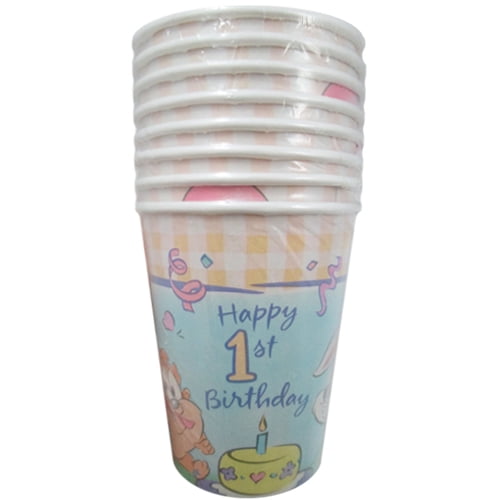 LOONEY TUNES 7oz PAPER CUPS ~ Vintage Birthday Party Supplies Beverage Drink 8 