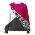 thumbnail image 5 of 2023 Chandail en Molleton Mode pour Femmes 50 % de Réduction Liquidation Col Rond Mode Décontractée Manches Longues Imprimé Chandail en Molleton Haut Blouse, 5 of 5
