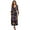 Abstract Mushroom Star, variant on FKELYI Womens Fall Dress with Pockets Purple Blue Floral Hummingbird Print V Neck Long Sleeve Maxi Dress for Wedding Guest A-Line Flowy Party Dressess, M