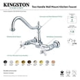 thumbnail image 3 of Kingston Brass Heritage 8" Center Wall Mount Kitchen Faucet, 3 of 3