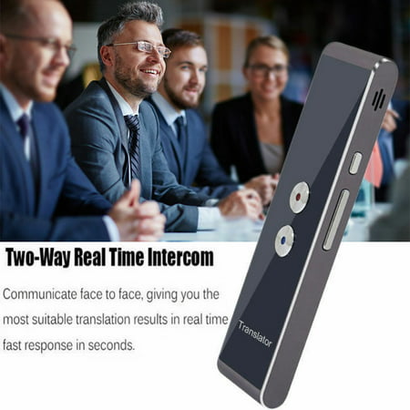 Portable Smart Two-Way Real Time Multi-Language Voice Translator for Learning Travel Meeting, Translator Portable, Language
