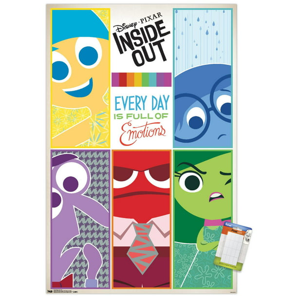 Disney Pixar Inside Out - Grid Wall Poster, 14.725