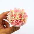 thumbnail image 4 of Adorno para tartas AiQi Bakes Happy Birthday, espejo acrílico dorado, 4 of 9