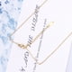 thumbnail image 5 of Qarigey Mujer Letras Collar Cadenas Colgante Moda Collares Cuello Decoración Decoraciones Damas Joyería para Fiesta Joyas Ropa, zapatos y accesorios Miscelánea Oro rosa Qarigey AP015283-03, 5 of 6