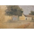 thumbnail image 3 of Karl Maria Thuma 18x14 Black Modern Framed Museum Art Print Titled - In the Village, 3 of 5