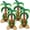 Palm Tree 4PCS, variant on 2PCS Big Palm Tree Balloons, Standing Inflatable Palm Tree Foil Balloon for Luau Hawaiian Birthday Party Decorations Pool Tropical Jungle Summer Beach Party Supplies