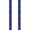 thumbnail image 1 of GzLeyigou 2PCS Navy Blue Geometry Refrigerator Door Handle Covers, Microwave Fridge Dishwasher Oven Handle Cover, Keep Kitchen Appliance Clean from Fingerprints Liquid Oil Stain Anti-Skid Decor, 1 of 7