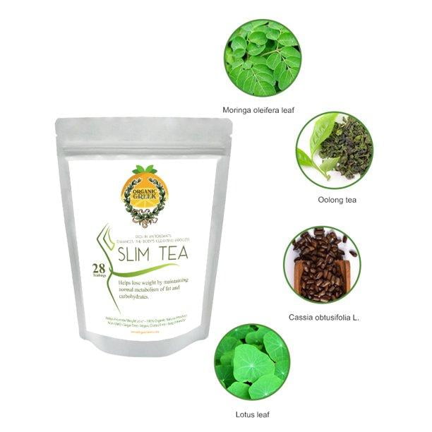 Organic Greek 28 Day Detox Best Weight Loss Slimming Tea, Detox, Cleanse, Speed up Metabolism, Lose Weight Naturally and Healthy