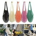 thumbnail image 2 of Sacs d'Épicerie en Maille de Coton Lavables Sacs en Filet Sacs de Courses Réutilisables pour Fruits Légumes Rouge S-10X25X35, 2 of 6