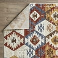 thumbnail image 6 of Loomaknoti Alsbrooke Bradin 9' x 12' Orange Tribal Indoor Area Rug, 6 of 7
