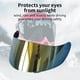 thumbnail image 5 of Gafas Antivaho Con Lente Protección Facial Completa para K5 K3SV K1 (dorado), 5 of 8
