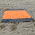 thumbnail image 4 of LJNYFDC Foldable Outdoor Blanket Outdoor Picnic Blanket with Stake Carabiner Drawstring Waterproof Sandproof Foldable Machine Washable Camping Rectangle Blanket, 4 of 7