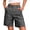 19# Dark Gray, variant on Hiking Shorts for Women Lightweight Elastic Waist Knee Length Cargo Shorts Golf Casual Summer Bermuda Short Dark Gray S