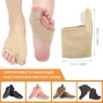 thumbnail image 5 of Xirurus Gel Bunion Corrector & Toe Separator – Soft Elastic Pads for Bunion Relief, Big Toe Alignment, Breathable Spandex, One‑Size Fits All, 5 of 7