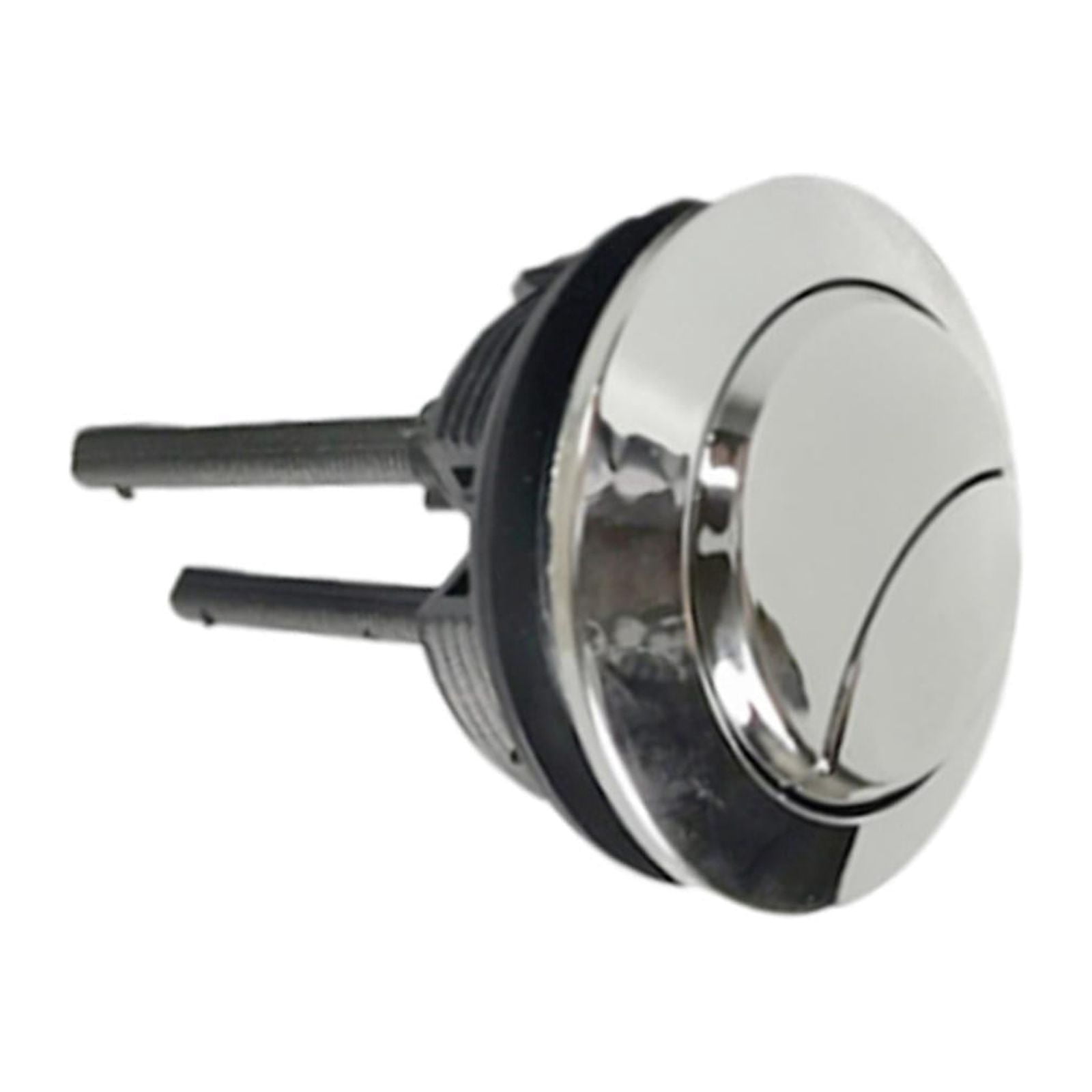Dual Flush Toilet Button Replacement - Oval Push Button For Water Tank, Easy Install, Silver - View #11