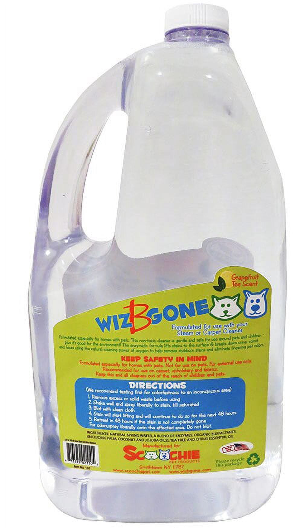 Schoochie Pet 110 Gallon Wiz B Gone Stain & Odor Remover for Carpet and Upholstery