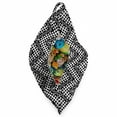 thumbnail image 3 of Abstract Lounger Chair Bag, Concentric Train Rail Like Squares Motif Repetition in Monochromatic Art, High Capacity Storage with Handle Container, Lounger Size, Charcoal Grey White, by Ambesonne, 3 of 5