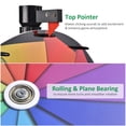 thumbnail image 3 of WinSpin 36" Dual Use Prize Wheel Tabletop or Floor Stand Fortune Spinning Wheel for Tradeshow Carnival Game Wheel, Pinwheel Series, 3 of 9