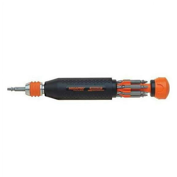 Megapro Multi-Bit Screwdriver, NumBits 6 181ML-B