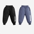 thumbnail image 5 of Kids Winter Snow Pant Puffer Down Lightweight Elastic Waist Zipper Pocket Trousers for Boys Girls Winter Warm Jogger Pants Size 4-13T, 5 of 6