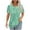 #Mint Green, variant on Xixinqiwan Womens Plus Size Summer Tops,Women's Dressy Casual Tops Business Work Blouses Floral Printed Shirts Short Sleeve Round Neck Tshirt Mint Green S