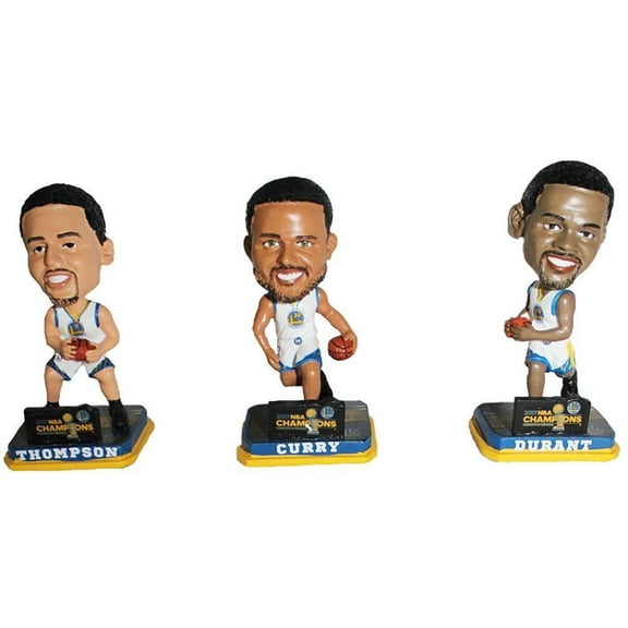 Golden State Warriors 2017 NBA Champions Limited Edition Bobblehead Mini Set NBA