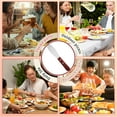 thumbnail image 5 of Bxaolu Pack of 2 Stainless Steel Butter Spreader Knife with Wooden Handle, Wide Stainless Steel Spreader Kitchen Knives for Sandwiches Butter Cheese, 5 of 8