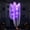 Purple, variant on 2 Pack Halloween Hanging Ghost Decorations with LED Lights, 47.2 Inch Spooky Pendant Props, Halloween Courtyard Yard Outdoor Decor, Party Home Holiday Supplies