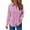 Light Purple, variant on Dress Shirts for Women Long Sleeve Lapel Collar Button Down Crinkle Plain Business Casual Office Work Shirt Spring Blouse
