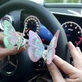 thumbnail image 4 of Decoración de salida de aire de consola central de automóvil con forma de mariposa en movimiento, adornos pequeños para automóvil, accesorios creativos para automóvil de la serie Cure, 4 of 5