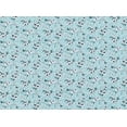 thumbnail image 2 of Zelouf Non Stretch Polyester Challis Print  , Sewing, DIY, Crafts Fabric by the Yard, 714 Mint/wht, 3 Yard, 2 of 2